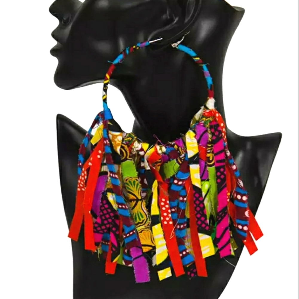 Kente' Cloth Earrings